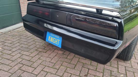 Pontiac Firebird Trans Am Knight Rider replica low budget achterbumper