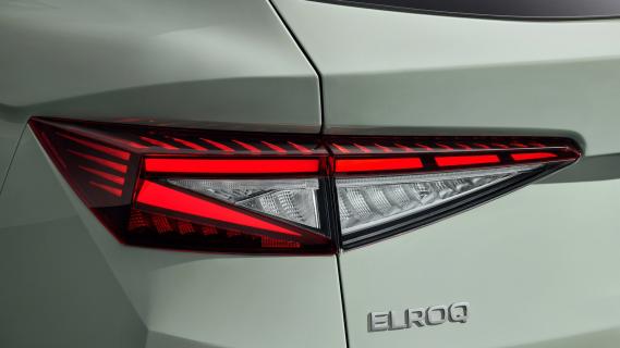 Skoda Elroq groen achterlicht