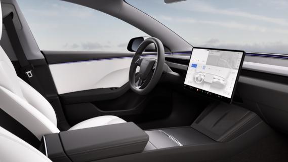 Tesla Model 3 (2024) grijs Standard Range interieur