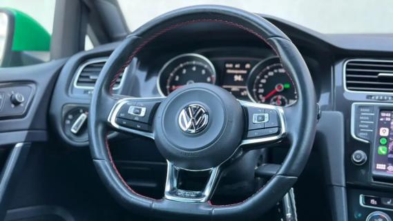 Volkswagen Golf GTI Performance groen (2016) interieur stuurwiel