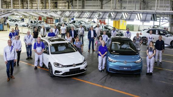 Volkswagen personeel loonsverlaging Zwickau Golf ID3