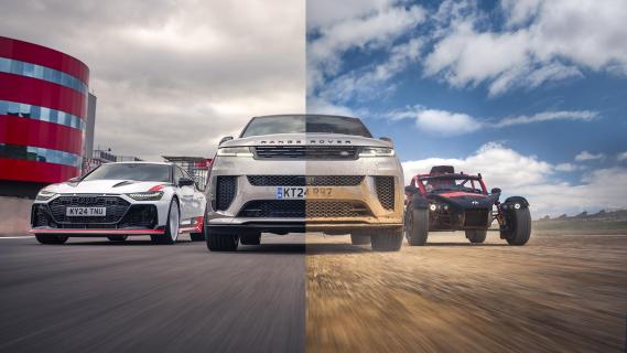 Ariel Nomad - Audi RS6 Range - Rover Sport SVB voorkant