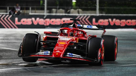 GP Las Vegas 2024 Charles Leclerc Ferrari chicane