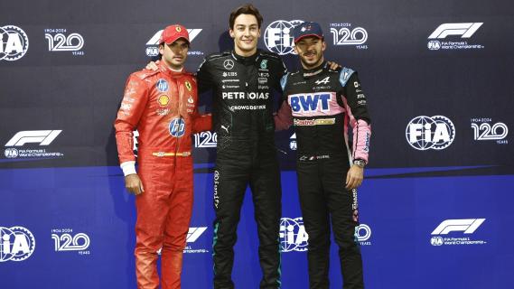 GP Las Vegas 2024 Sainz Russell Gasly