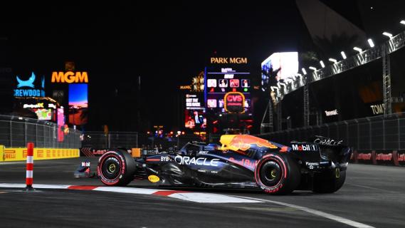 GP Las Vegas 2024 Verstappen eerste bocht