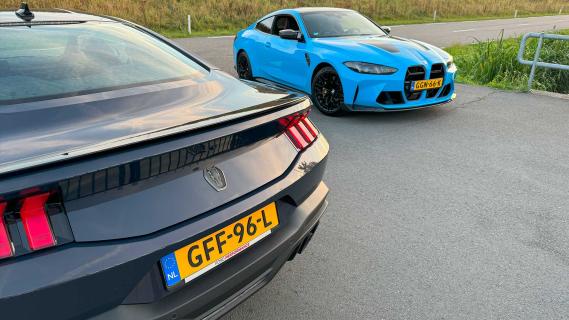 Ford Mustang Dark Horse en BMW M4 CS met nieuwe Nederlandse kentekens (sidecode 11)