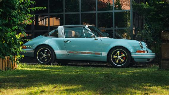 Lab Eleven 911 Targa blauw zijkant