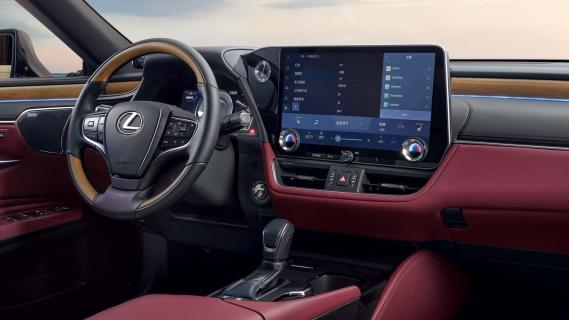 Lexus ES facelift (2025) grijs interieur dashboard