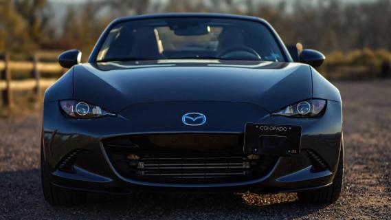 Mazda MX-5 Turbo (ND) grijs (2016) voorkant