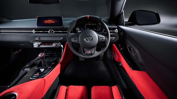 Toyota GR Supra A90 Special Edition (A90) zwart (2025) interieur dashboard