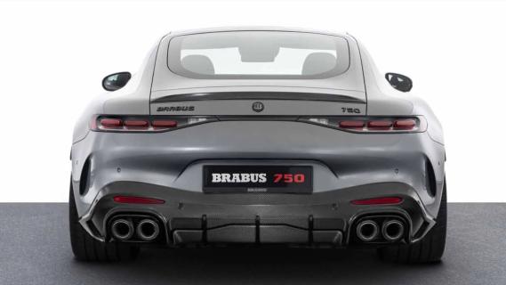 Brabus GT 750 (C292) grijs (2024) achterkant studio