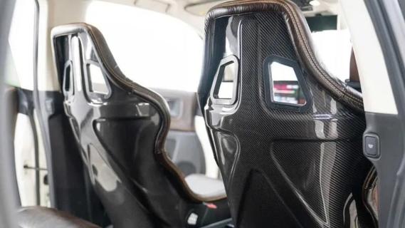 Dikste Honda e van Europa interieur achterkant Corbeau racekuipen koolstofvezel