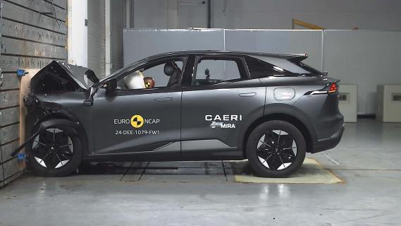 Deepal S07 grijs zijkant crash Euro NCAP (2024)