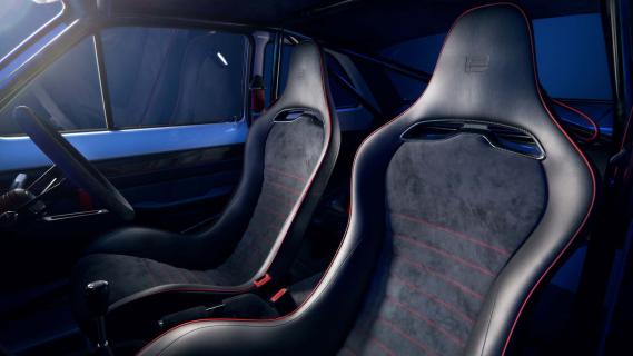 Ford Escort RS Boreham motorworks (2025) interieur stoelen alcantara