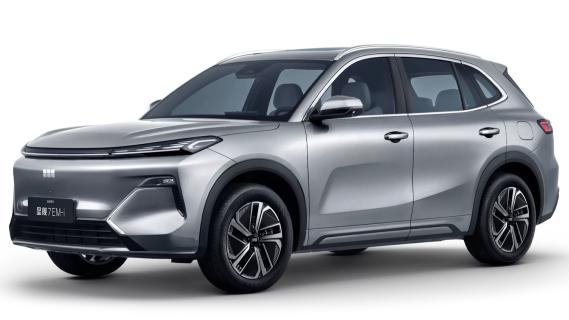 Geely Galaxy Starship 7 (2024) grijs zijkant voor links