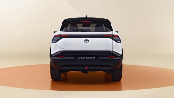 Toyota Urban Cruiser wit (2025) achterkant