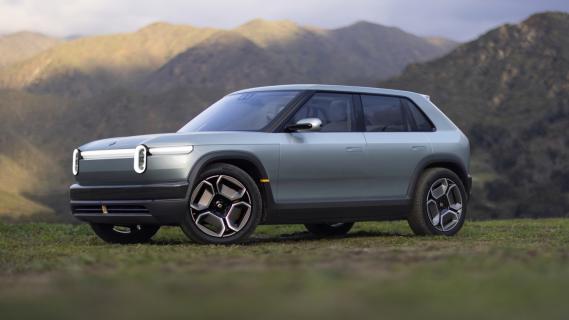 Rivian R3 Concept (2024) zijkant linksvoor schuin