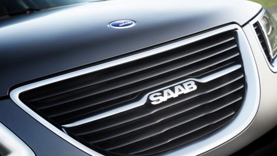 Saab 9-5 (Y3SG) grijs (2010) grille