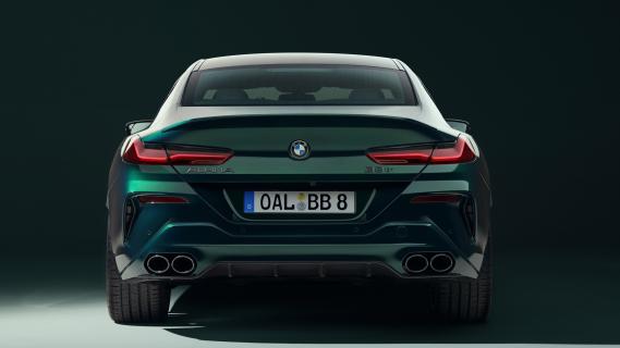 Alpina B8 GT Gran Coupé (G16) groen (2025) achterzijde