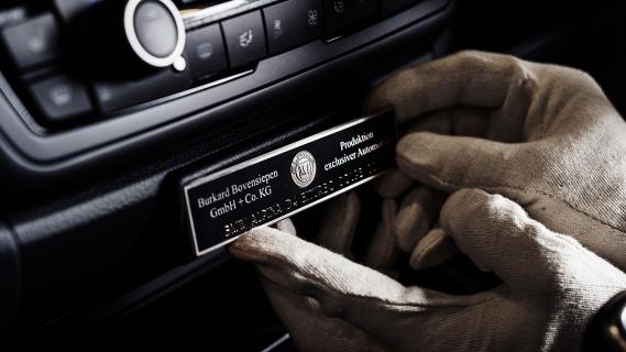 Alpina badge interieur