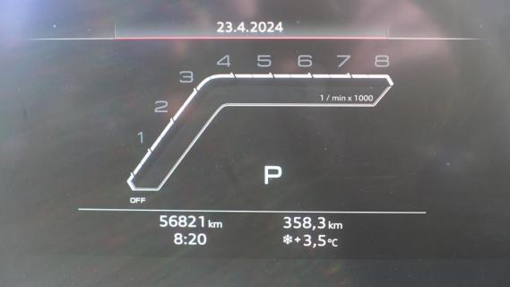 Audi RS 3 limousine (8Y) Kyalami groen (2022) Domeinen interieur instrumentarium