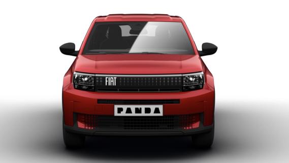 Fiat Panda Pop Hybride rood (2025) voorzijde