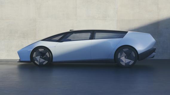 Honda 0 Saloon Concept (2025) wit zijkant links