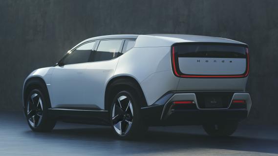 Honda 0 SUV Concept (2025) wit zijkant links achter