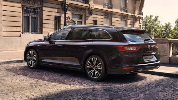 Renault Talisman Grandtour Initiale paars zijkant linksachter schuin