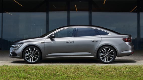 Renault Talisman grijs zijkant links 2016