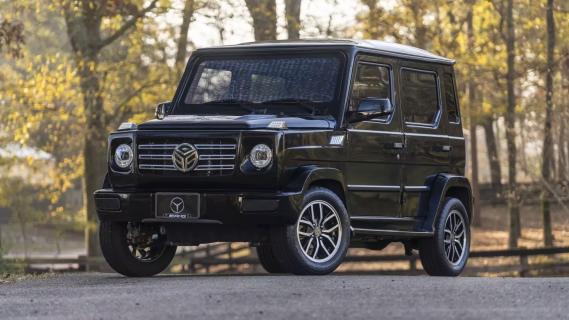 Bodo G-wagon e golfkarretje zwart (2025) zijkant links voor schuin