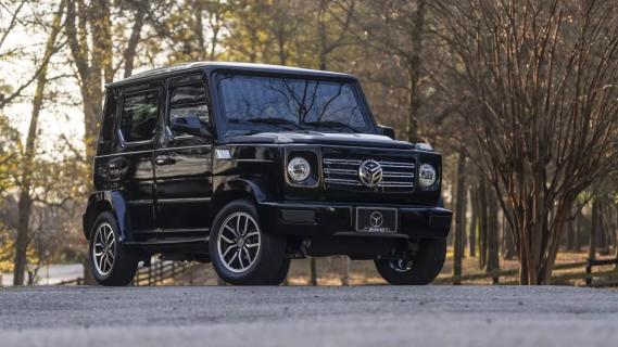 Bodo G-wagon e golfkarretje zwart (2025) zijkant rechts voor schuin