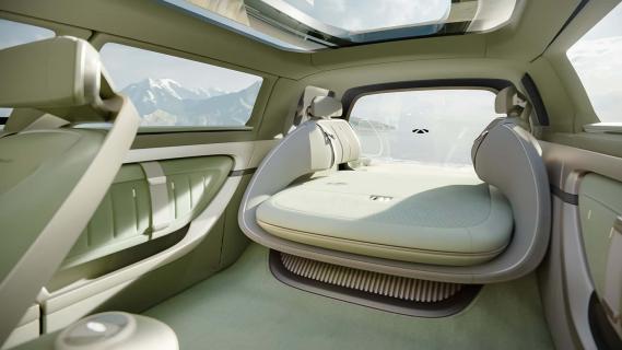 Chery New Journey Concept groen (2025) interieur achterbak