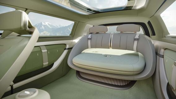 Chery New Journey Concept groen (2025) interieur achterbank