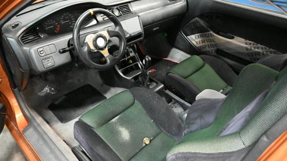 Honda Civic VTI (EG) goud (1995) domeinen interieur zijkant links dashboard