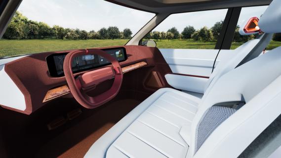 Kia EV2 Concept (2025) interieur dashboard links schuin