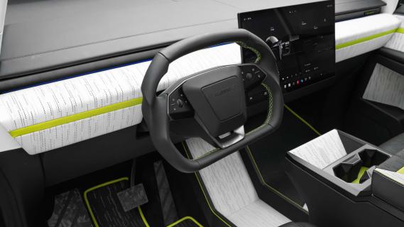 Mansory Cybertruck Elongation interieur stuurwiel