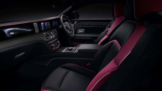 Rolls-Royce Spectre Black Badge paars (2025) interieur stoelen