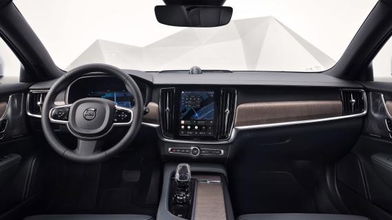 Volvo V90 Ultra Exclusive zwart (2025) interieur dashboard