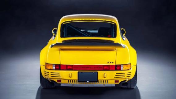 Ruf CTR Yellowbird geel (1987) achterzijde