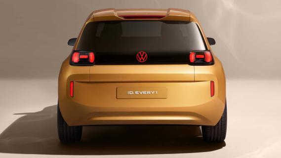 Volkswagen ID Every1 Concept geel (2025) geel achterkant