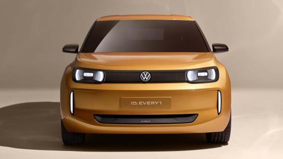 Volkswagen ID Every1 Concept geel (2025) geel voorkant