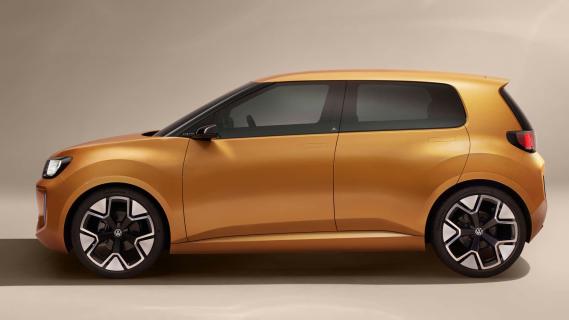 Volkswagen ID Every1 Concept geel (2025) geel zijkant links