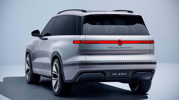 Volkswagen ID.Era zilvergrijs (2025) zijkant links schuin achter