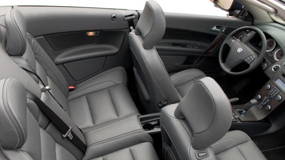 Volvo C70 D3 blauw (2010) interieur grijs