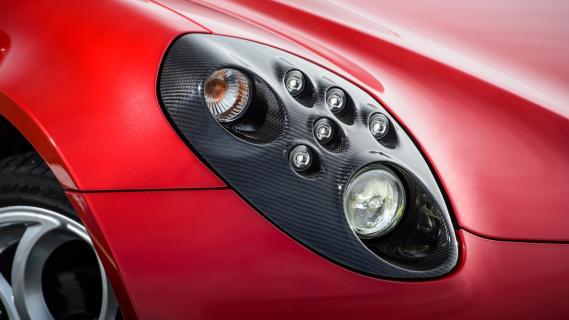 Alfa Romeo 4C rood (2013) koplamp