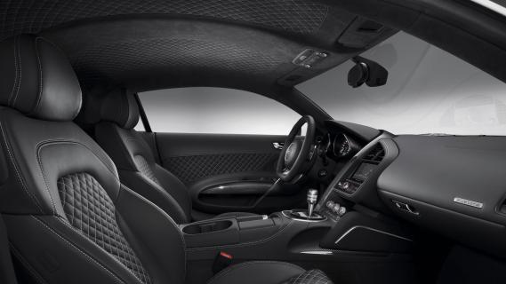 Audi R8 V10 facelift (2012) interieur zwart