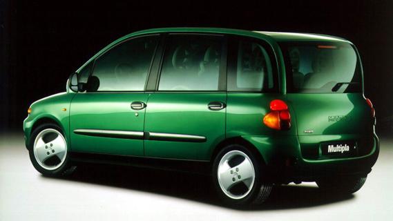 Fiat Multipla concept groen (1995) zijkant linksachter