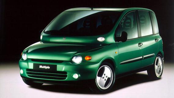 Fiat Multipla concept groen (1995) zijkant rechtsvoor