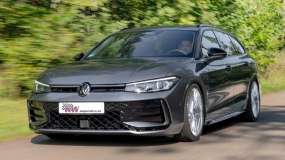 Volkswagen Passat Passat Variant KW V3 BBS CI-R (2025) zijkant links schuin voor rijdend zonlicht